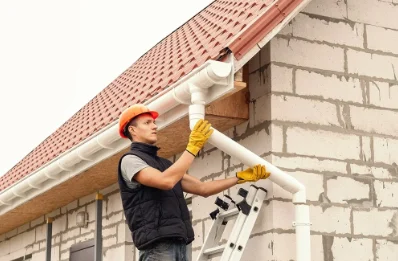 Pose et remplacement de gouttières à Homps